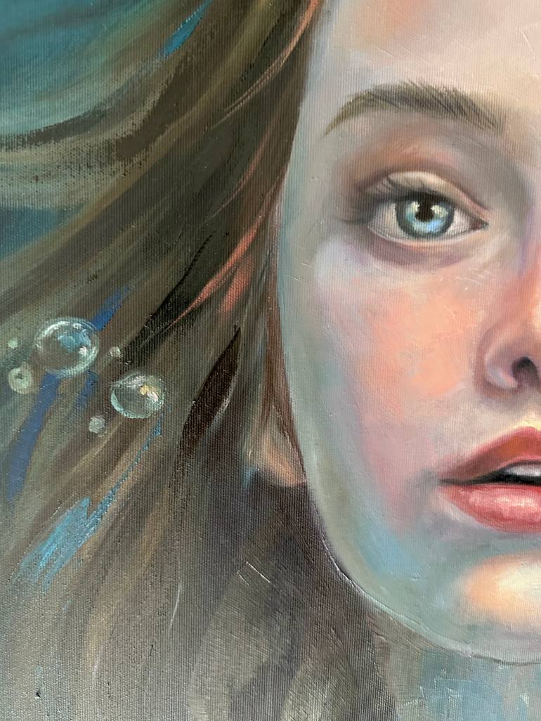 Original Conceptual People Painting by Darya Khus