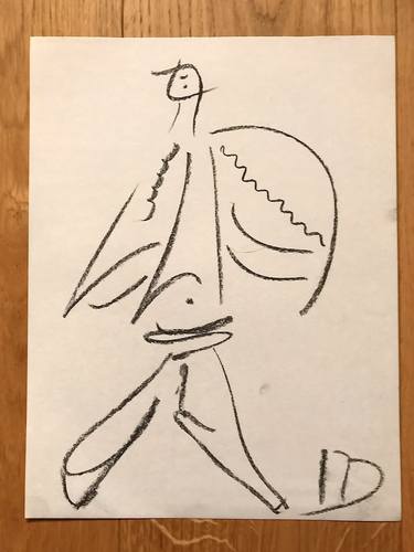 Original Abstract Expressionism Abstract Drawings by Massimiliano DONNINELLI