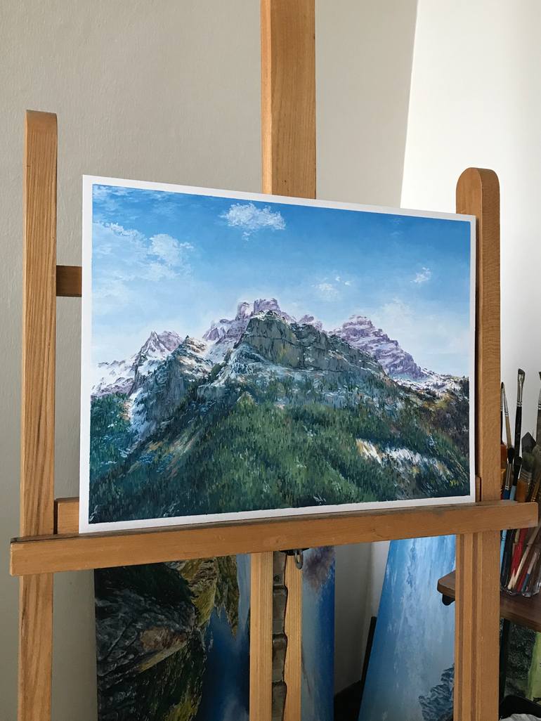 Original Realism Landscape Painting by Yuliia  Halata