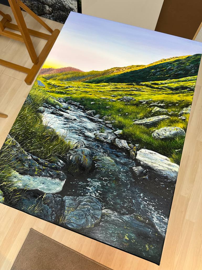 Original Realism Landscape Painting by Yuliia  Halata