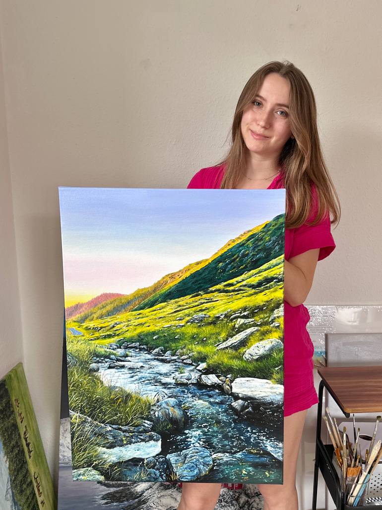 Original Realism Landscape Painting by Yuliia  Halata