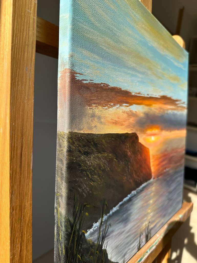 Original Romanticism Landscape Painting by Yuliia  Halata