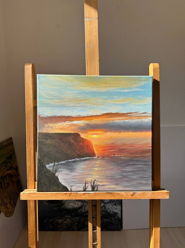 Original Romanticism Landscape Painting by Yuliia  Halata