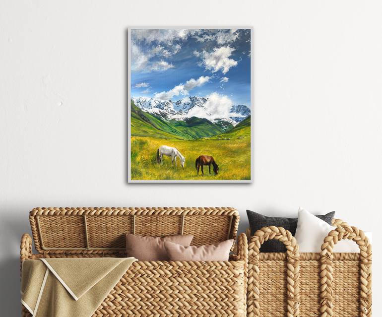 Original Realism Landscape Painting by Yuliia  Halata