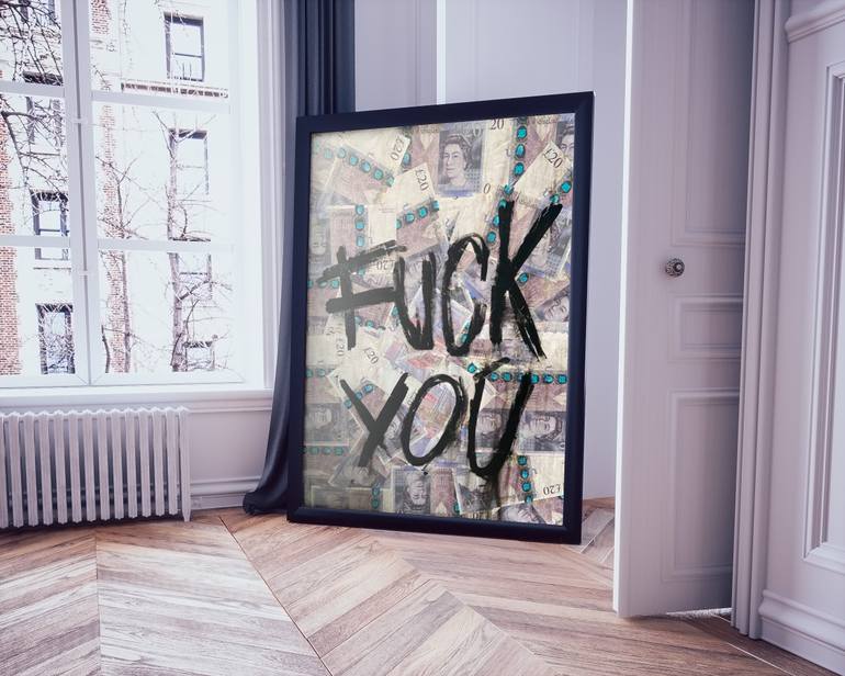 Original Conceptual Abstract Painting by Tatiana Ilves