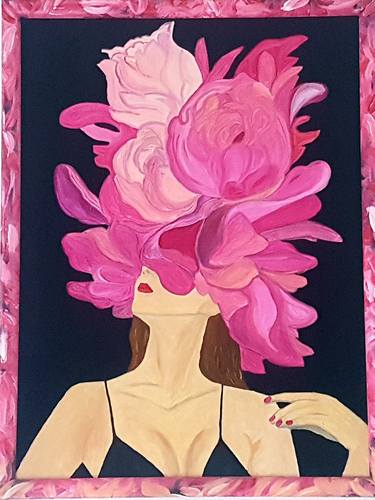 Original Expressionism Women Paintings by Alessandra Pastuglia