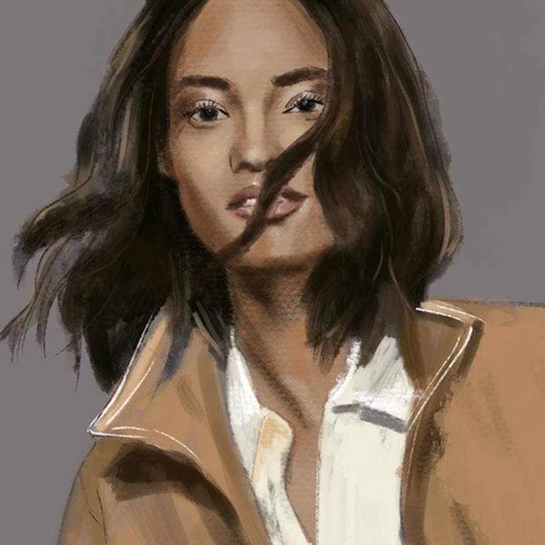 Original Illustration People Digital by Natalya Nozdrina