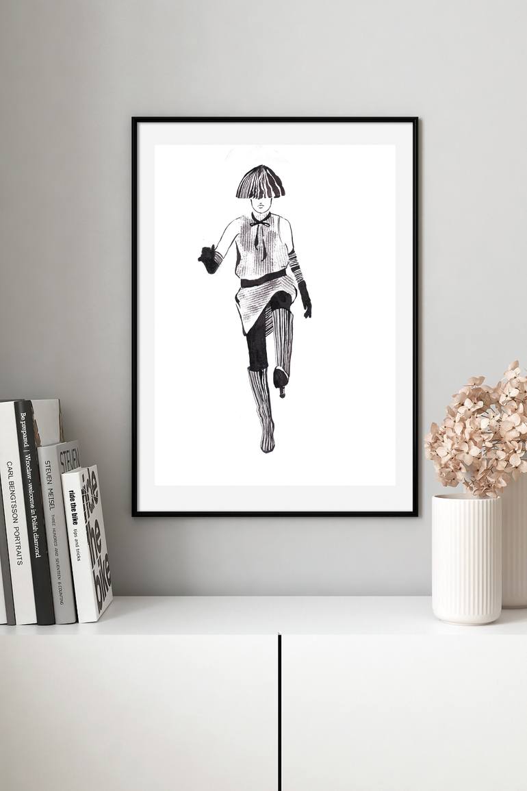 Original Conceptual Women Drawing by Natalya Nozdrina