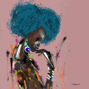 Print of Abstract Fashion Paintings by Tomiwa Adelagun