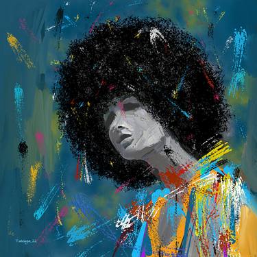 Print of Abstract Expressionism Portrait Paintings by Tomiwa Adelagun