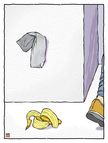 Original Conceptual Humor Mixed Media by Thomas Pohlig