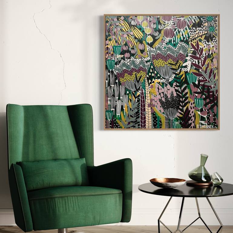 Original Contemporary Abstract Painting by Bernadette Twomey