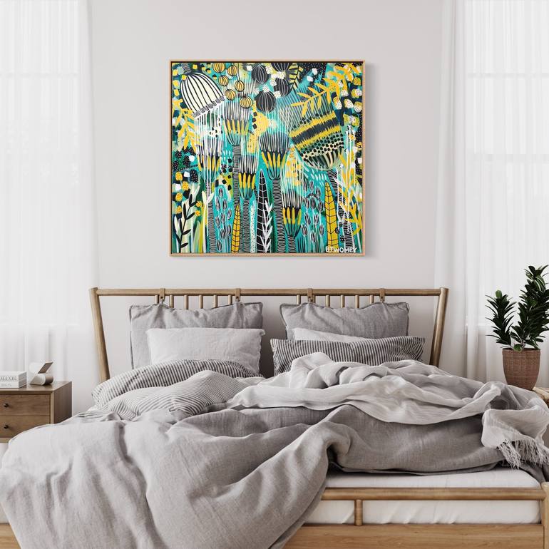 Original Contemporary Abstract Painting by Bernadette Twomey