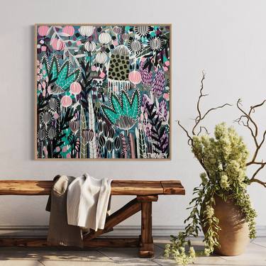 Original Abstract Botanic Paintings by Bernadette Twomey