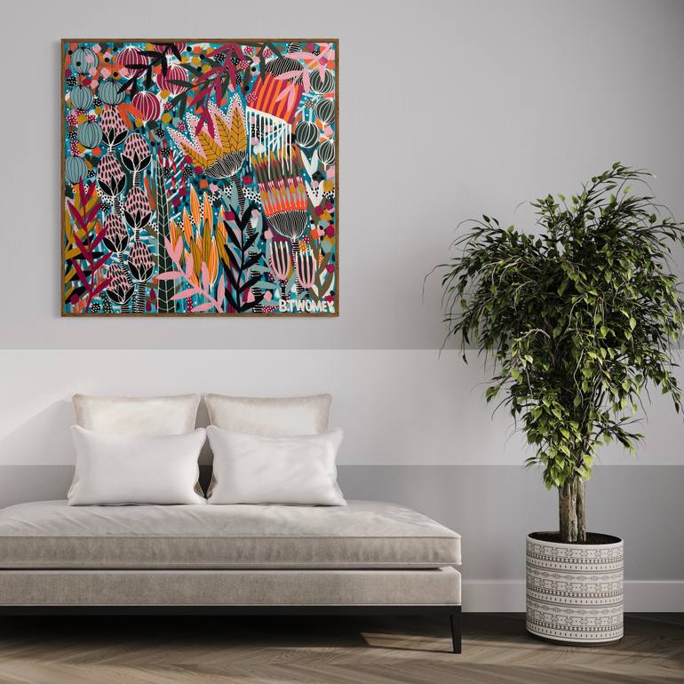 Original Contemporary Botanic Painting by Bernadette Twomey