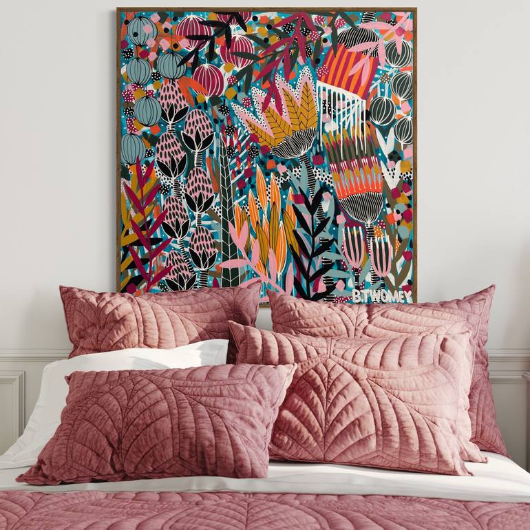 Original Contemporary Botanic Painting by Bernadette Twomey