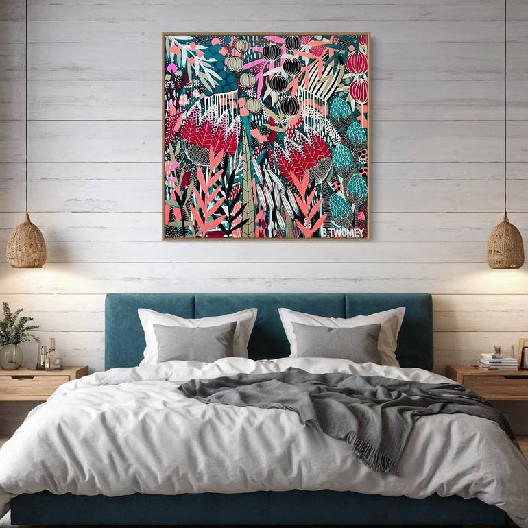 Original Contemporary Botanic Painting by Bernadette Twomey