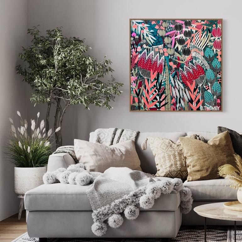 Original Contemporary Botanic Painting by Bernadette Twomey