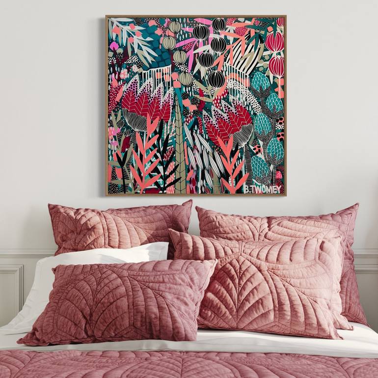 Original Contemporary Botanic Painting by Bernadette Twomey