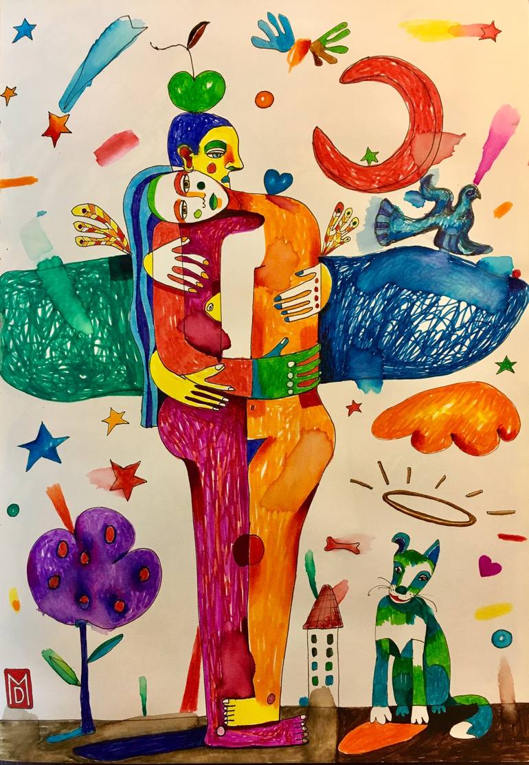 Original  Drawing by dastid miluka