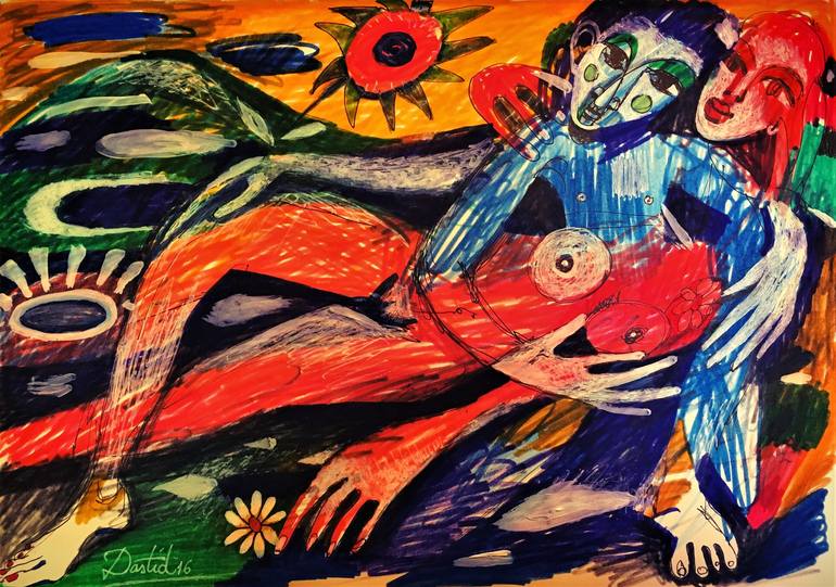 Original  Drawing by dastid miluka
