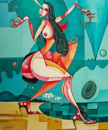 Print of Surrealism Fantasy Paintings by Dastid Miluka