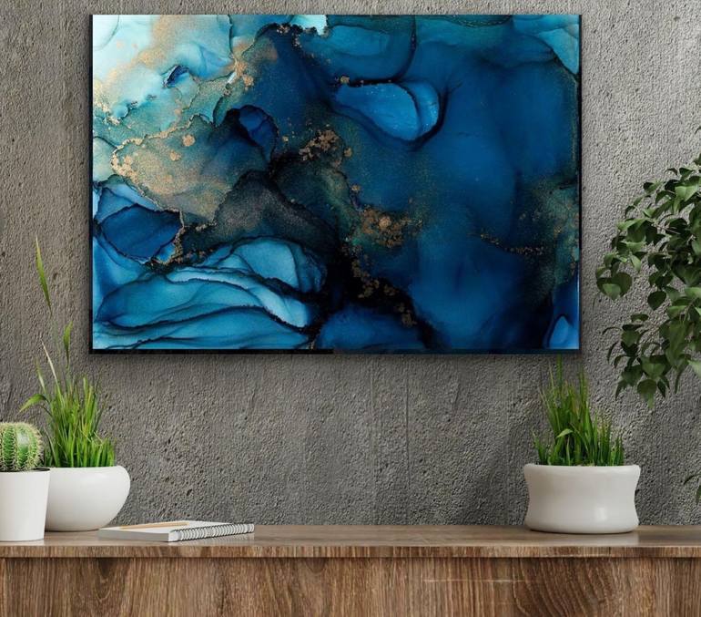 Original Modern Abstract Painting by Melica Meredith