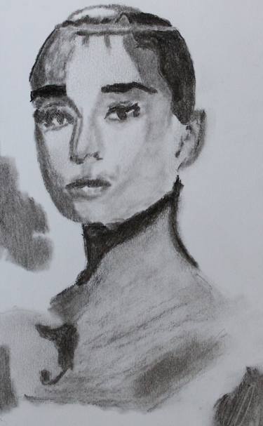 Audrey Hepburn in Charcoal thumb