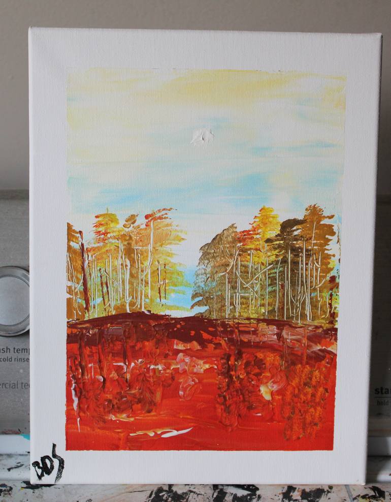 Original Abstract Landscape Painting by Billie Shoemate