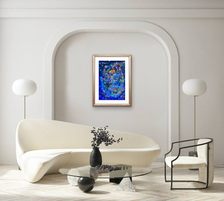 Original Abstract Expressionism Abstract Mixed Media by Tanja Olsson