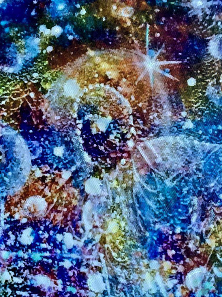 Original Abstract Expressionism Abstract Mixed Media by Tanja Olsson