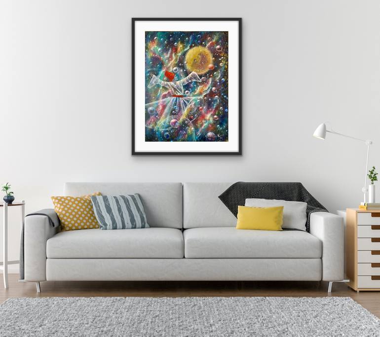 Original Abstract Expressionism Abstract Painting by Tanja Olsson