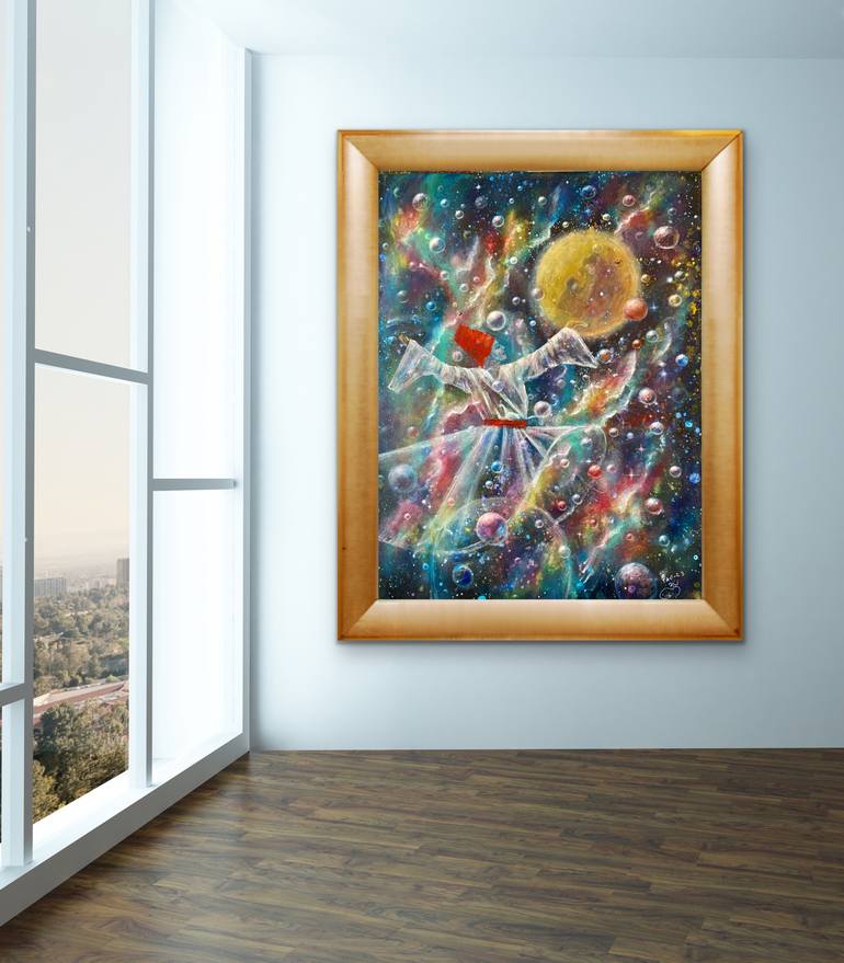 Original Abstract Expressionism Abstract Painting by Tanja Olsson