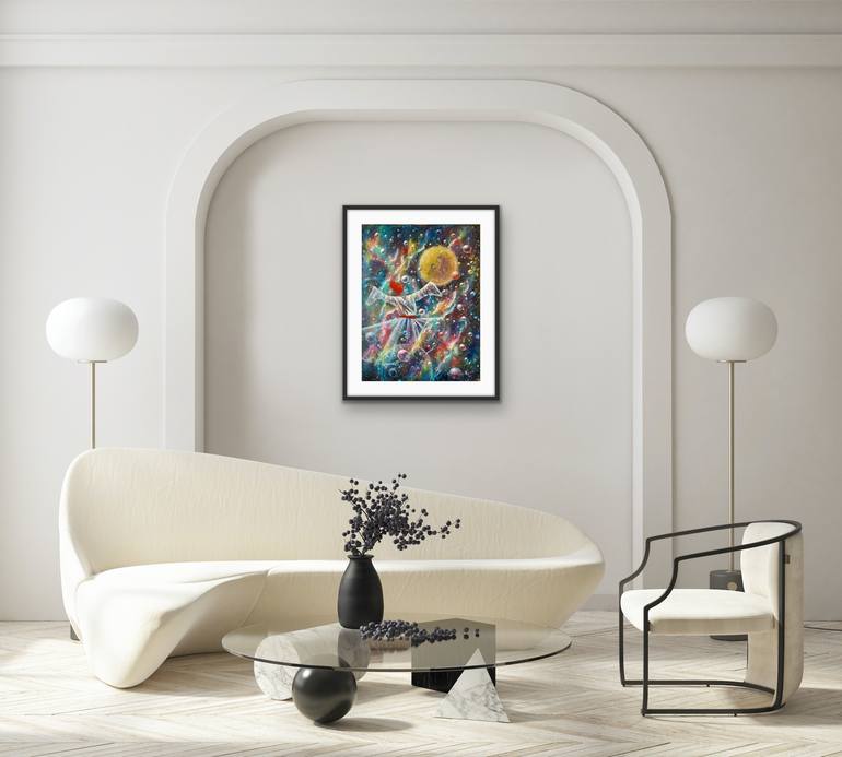 Original Abstract Expressionism Abstract Painting by Tanja Olsson