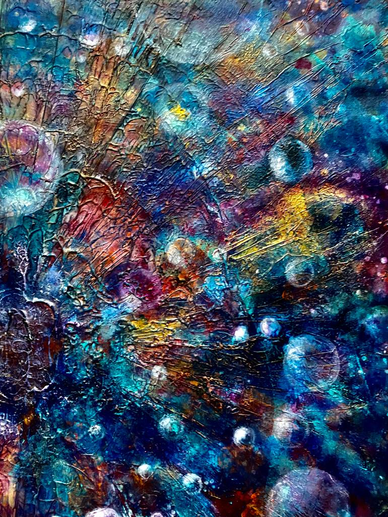 Original Abstract Expressionism Abstract Painting by Tanja Olsson