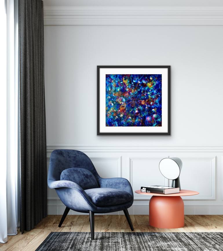 Original Abstract Expressionism Abstract Painting by Tanja Olsson