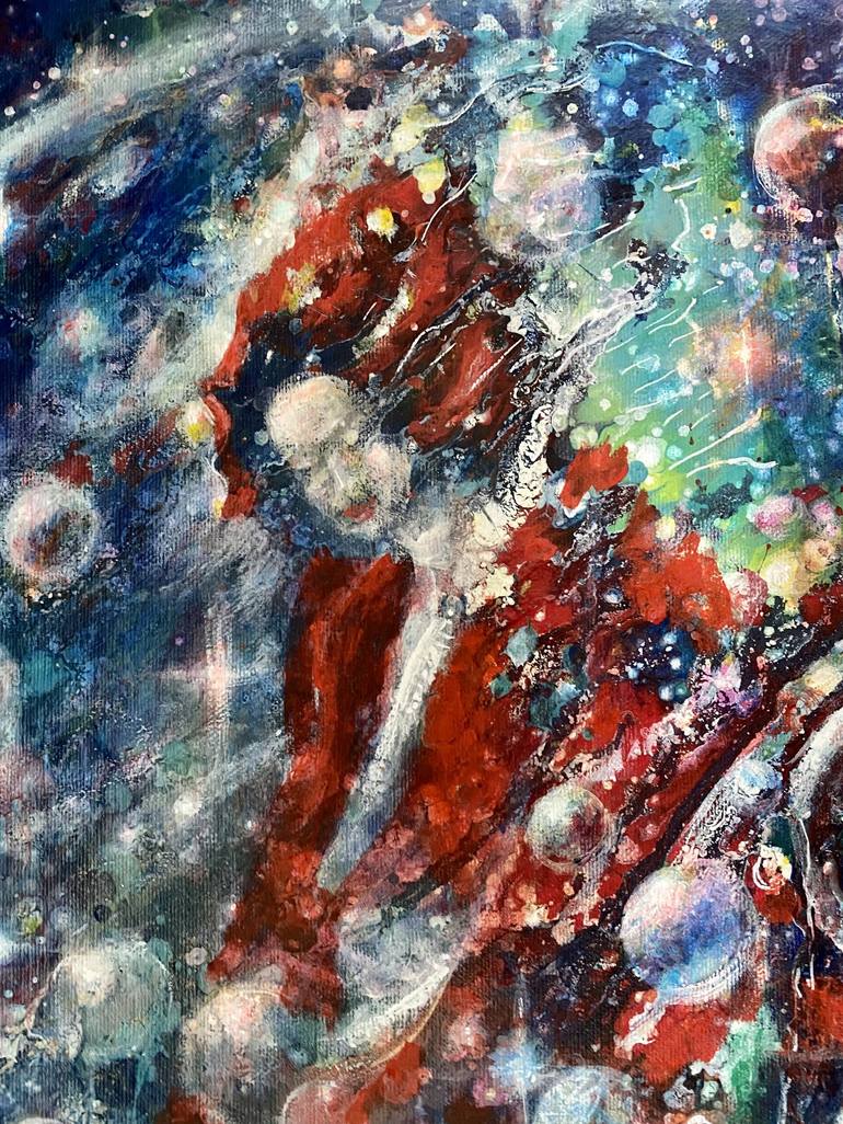 Original Abstract Fantasy Painting by Tanja Olsson