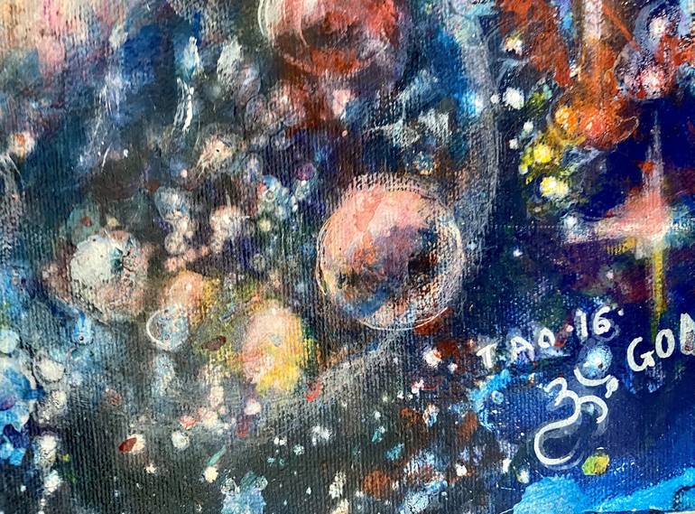 Original Abstract Fantasy Painting by Tanja Olsson