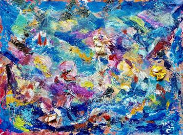 Original Abstract Expressionism Abstract Paintings by Tanja Olsson