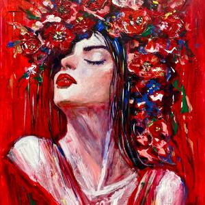 Collection Lady in red