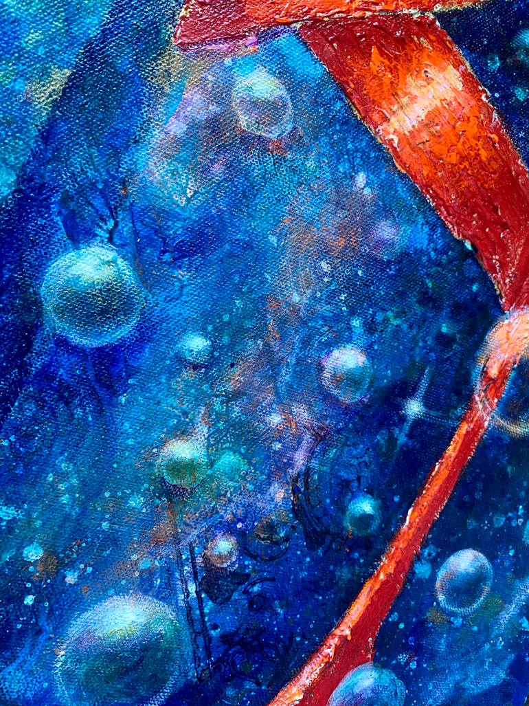 Original Abstract Expressionism Abstract Painting by Tanja Olsson