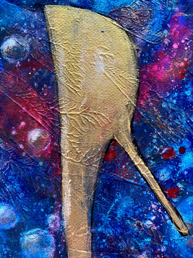 Original Abstract Fashion Painting by Tanja Olsson