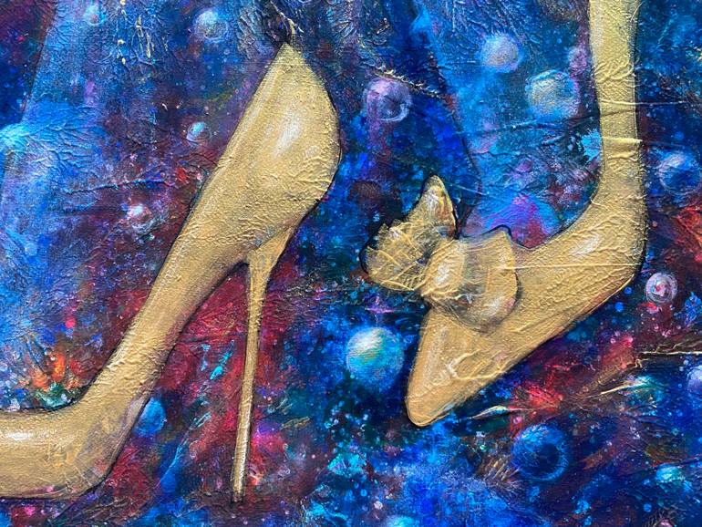 Original Abstract Fashion Painting by Tanja Olsson