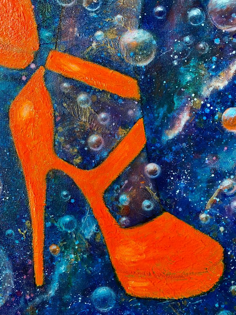 Original Abstract Expressionism Fashion Painting by Tanja Olsson