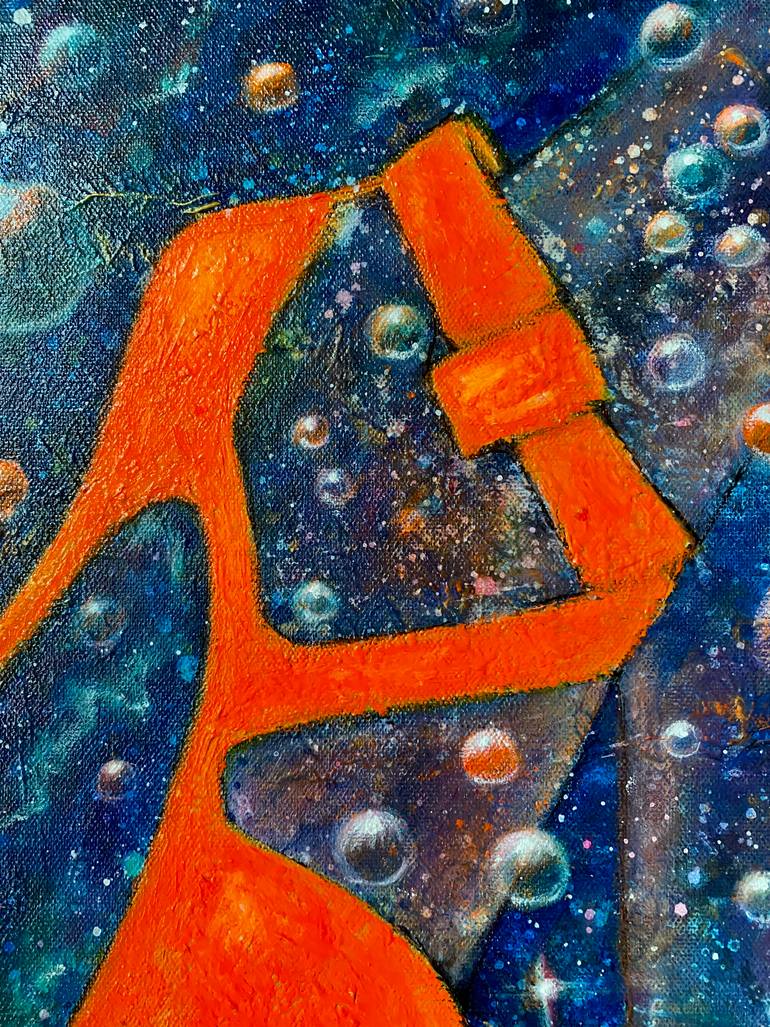 Original Abstract Expressionism Fashion Painting by Tanja Olsson