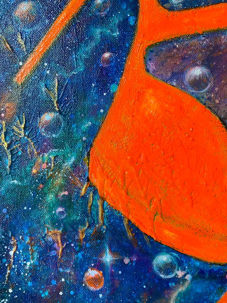 Original Abstract Expressionism Fashion Painting by Tanja Olsson