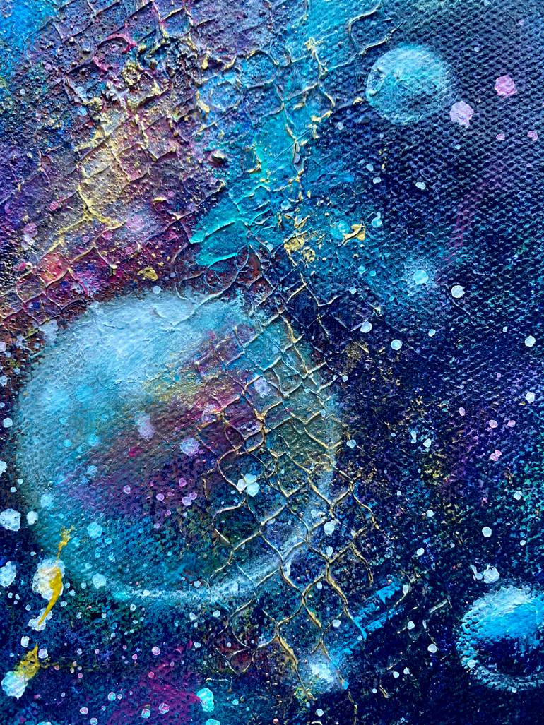 Original Abstract Fantasy Painting by Tanja Olsson
