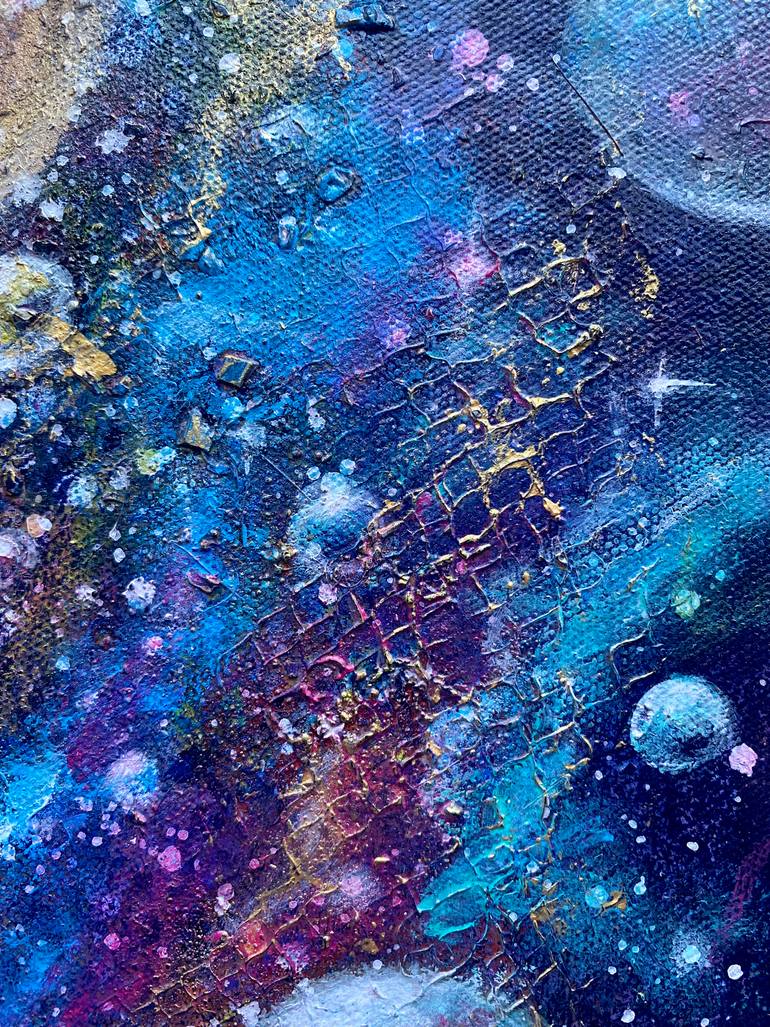 Original Abstract Fantasy Painting by Tanja Olsson