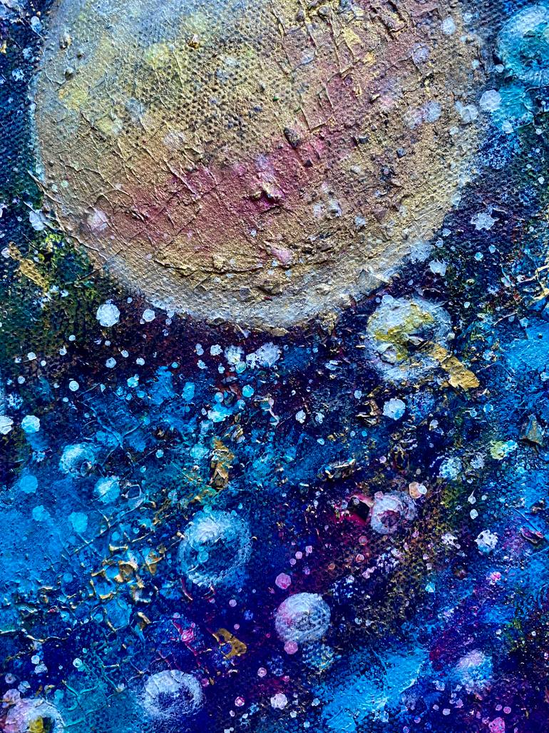 Original Abstract Fantasy Painting by Tanja Olsson