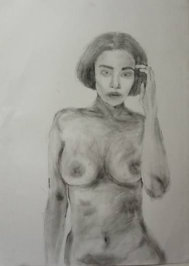 Print of Figurative Nude Drawings by Caner ÜNLÜ